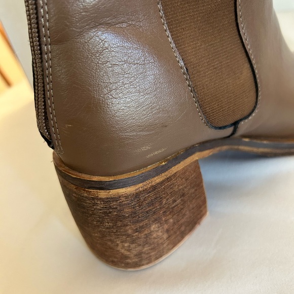 Oasis Society California Brown Tall Ankle Boot Size 9 - Picture 12 of 16